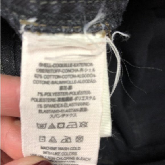 Free People Destroyed Skinny Jeans Black 0 - Picture 2 of 14